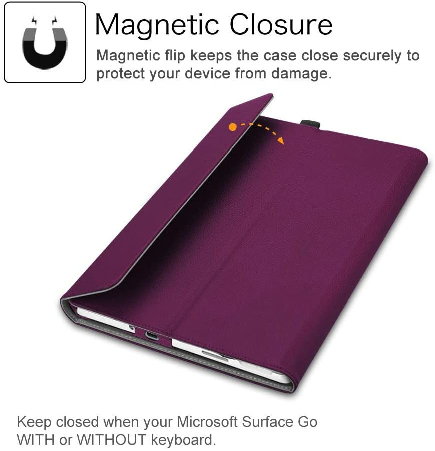 Case for Microsoft Surface Go 3/2/1 Multi-Angle Viewing Portfolio Business Cover
