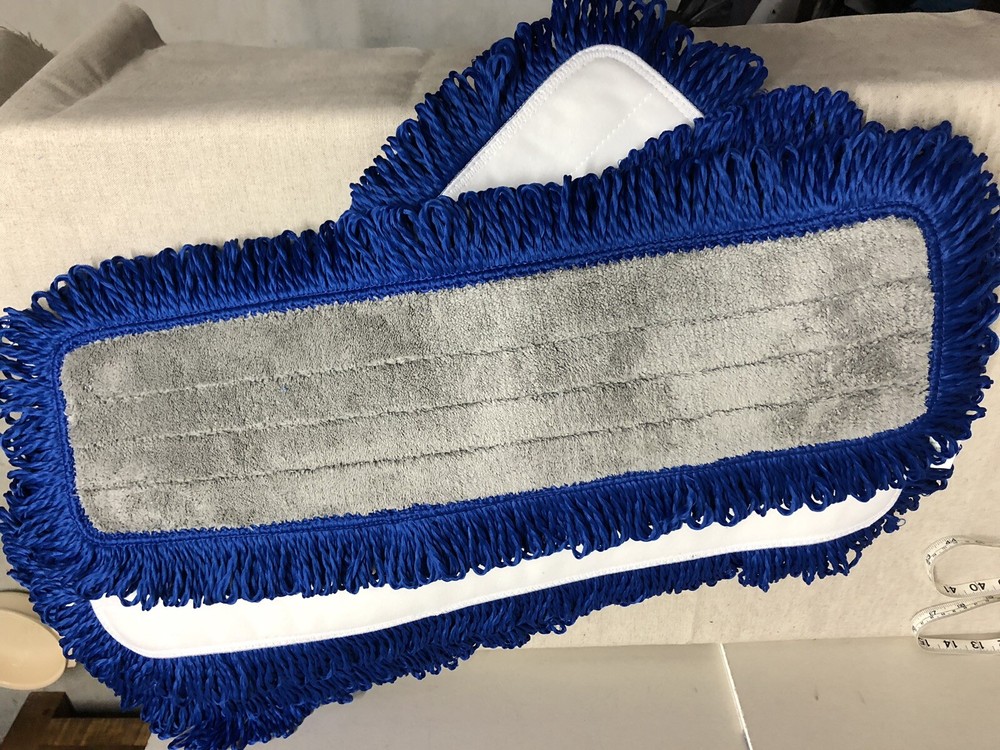 4 X Microfiber With Fringe dry dust mop replacement head 24” BULK PRICING/ITEM B