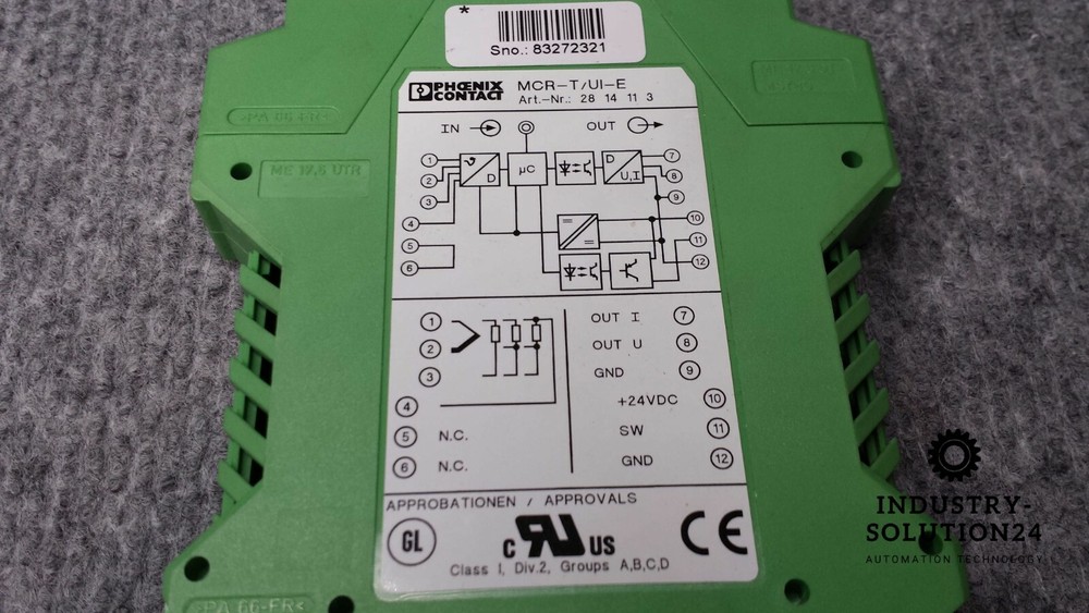 Phoenix Contact MCR-T/UI-E Temperature Transducer
