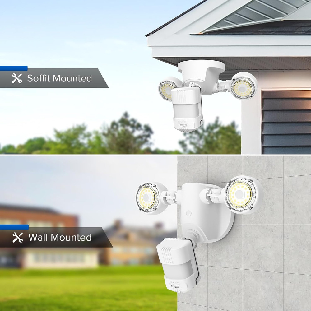 SANSI 10,000LM Security Light Outdoor Motion Sensor LED Wall Mounted Floodlight