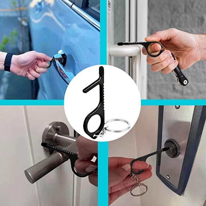 10Pack No-Touch Door Opener Tool