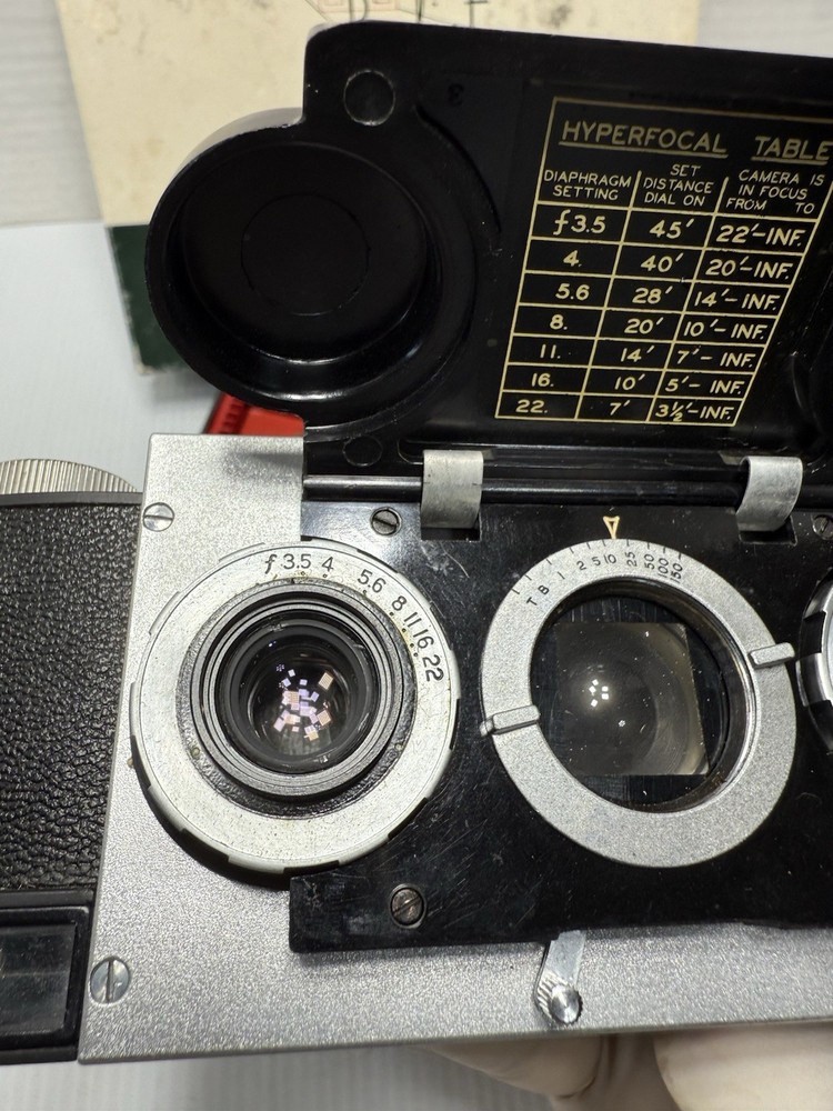 STEREO REALIST CAMERA & Viewers Stereoscopic Bundle With Original Box Strap