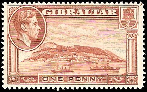 Gibraltar #108a MLH Chestnut perf 14