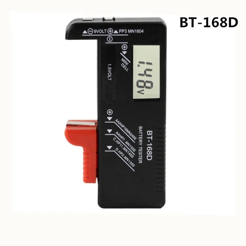 Digital Battery Tester Checker for AA AAA C D 9V 1.5V Button Cell Batteries US