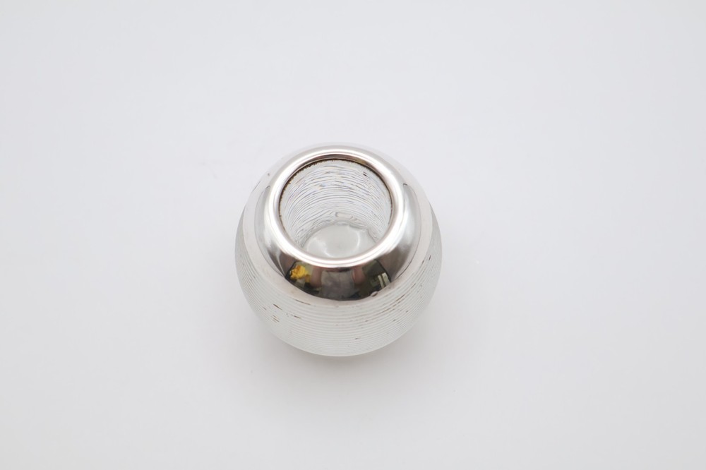 Antique Silver Mounted Glass Match Striker Hallmarked