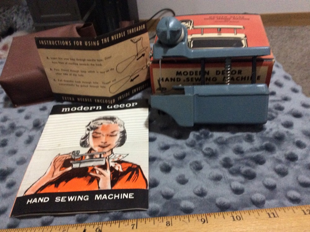 Vintage Modern Decor Hand Sewing Machine