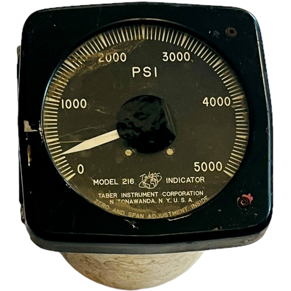 Taber PSI Indicator Model 216 - Aviation Part