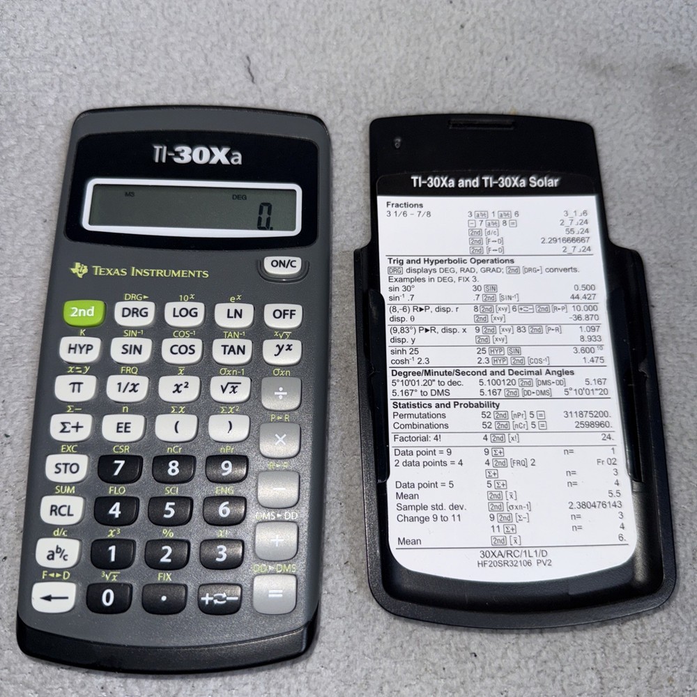 Texas Instruments TI-30Xa Solar Scientific Calculator