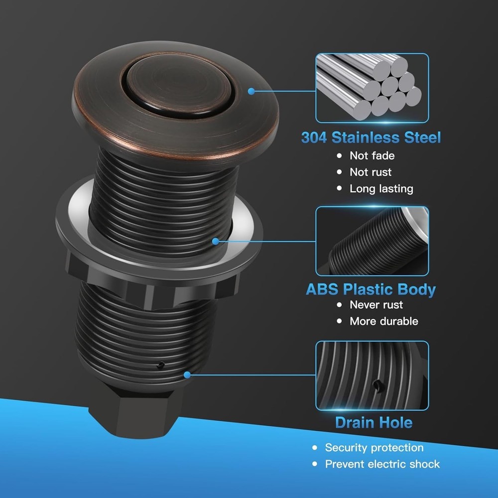 Garbage Disposal Air Switch Kit Garbage Disposal Button Power