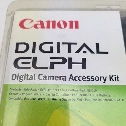 Vintage Canon Digital ELPH Camera Accessory Kit "Side Pack" only no Bat or Case