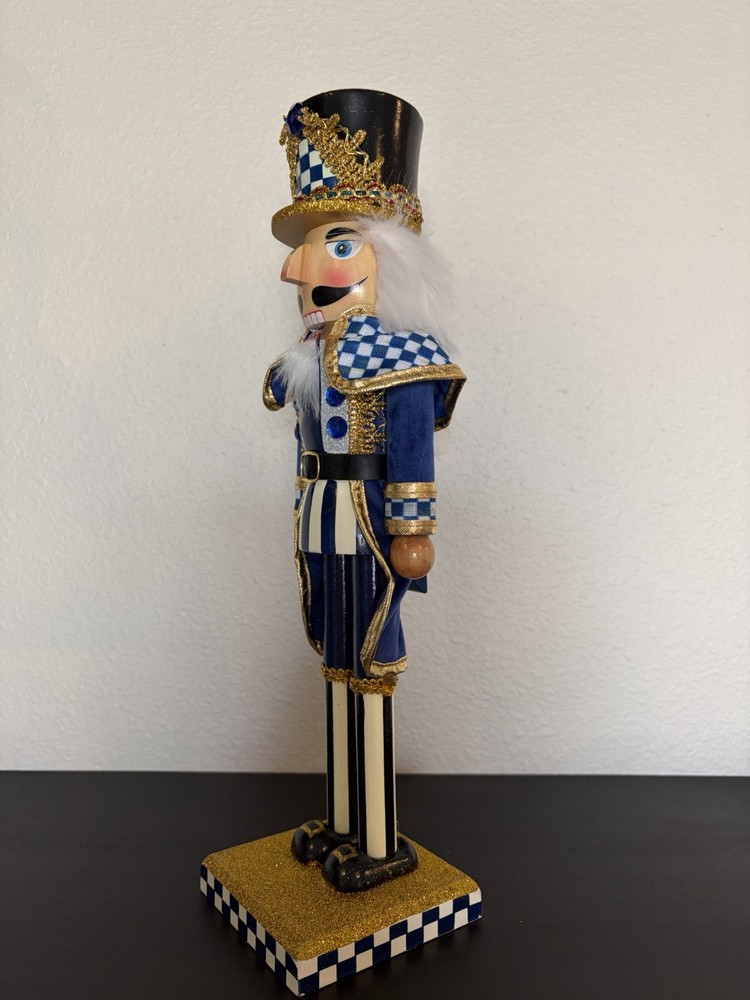 Mackenzie Childs Royal 15" Nutcracker NEW