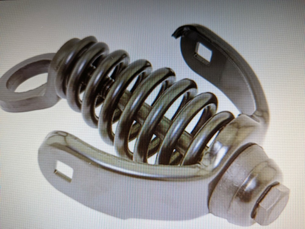 NEW BLACK SPRINGER FORK HEAD ASSEMBLY  FOR BICYCLE SPRINGER FORKS