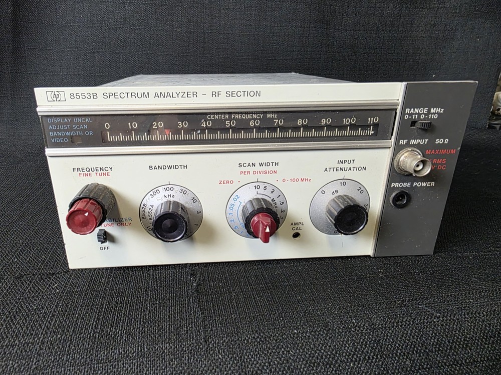 HP SPECTRUM ANALYZER RF SECTION 8553B