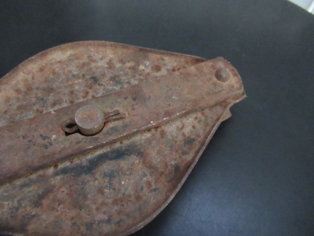 VTG Rustic Cast Iron Block & Tackle Pulley Hook Size 11"