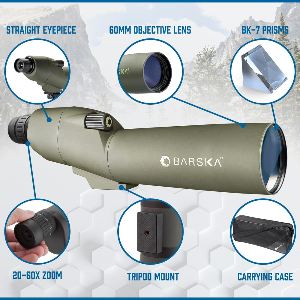 Colorado Waterproof Spotting Scope Black