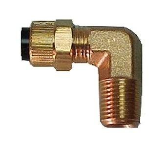 DCI 3/8" Poly x 1/8" MPT Elbow