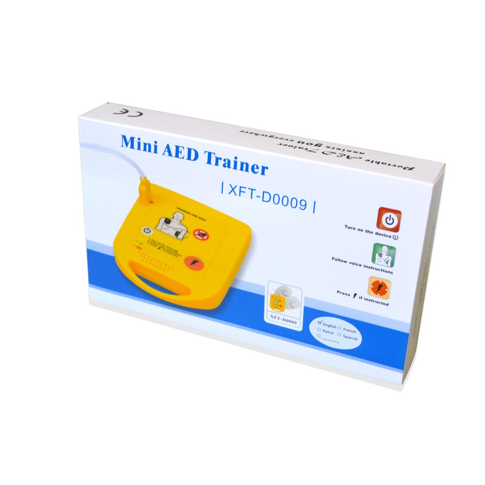 2xMini AED Trainer XFT First Aid Training Kit Practice Study Train Machine In En