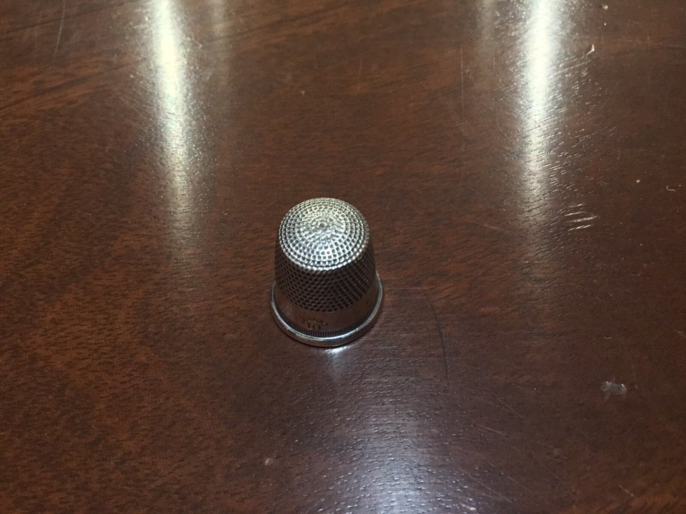 Vintage Sterling Silver Thimble Size #10