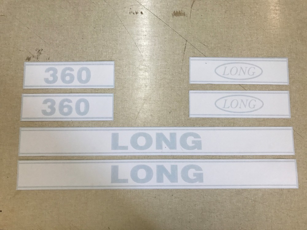 Long 360 Hood Decals