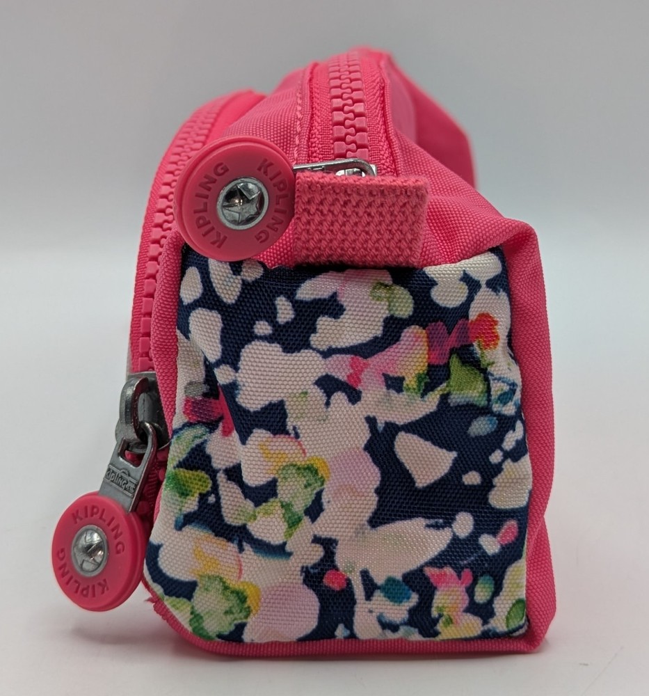 Kipling Cute BRUSHED FLORAL Pencil Case NEW