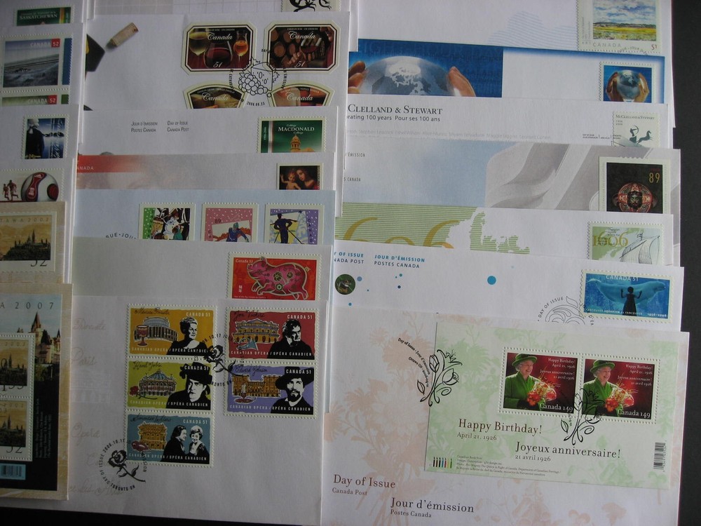 Canada FDC 47 different from 2004 to 2008 era first day covers, SS here too!