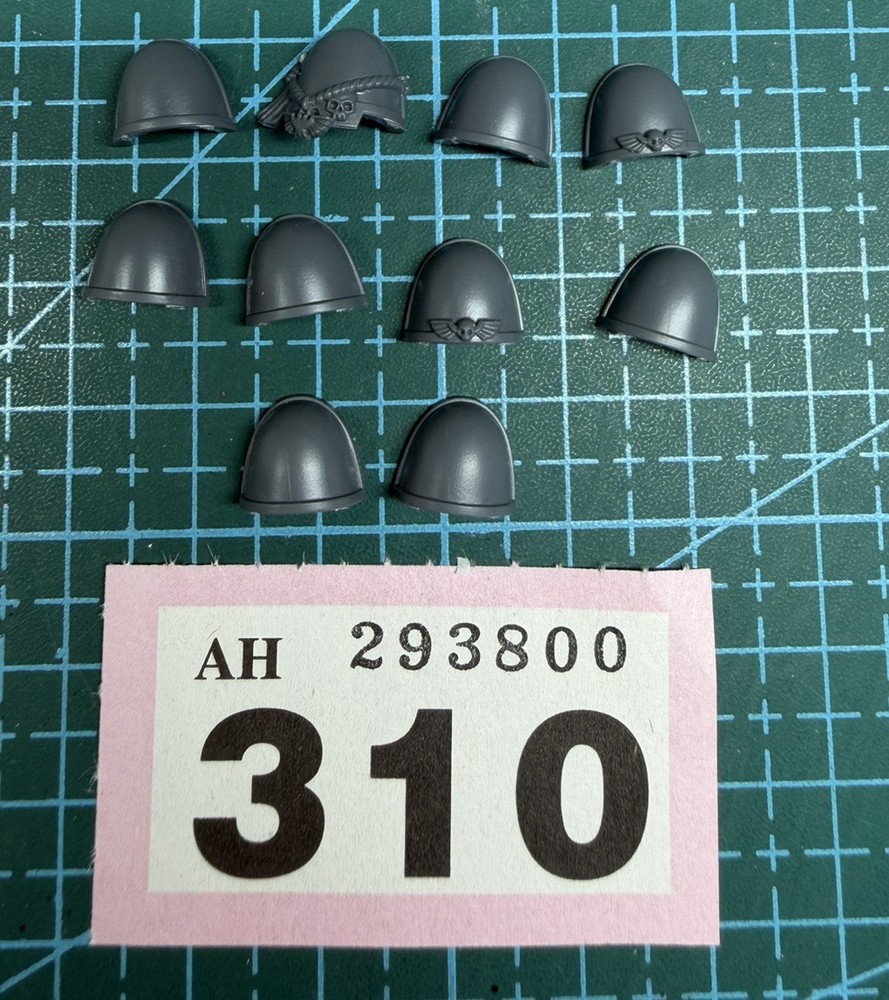10 Intercessor Shoulder Pad Blank Space Marine 40k Bits Heresy
