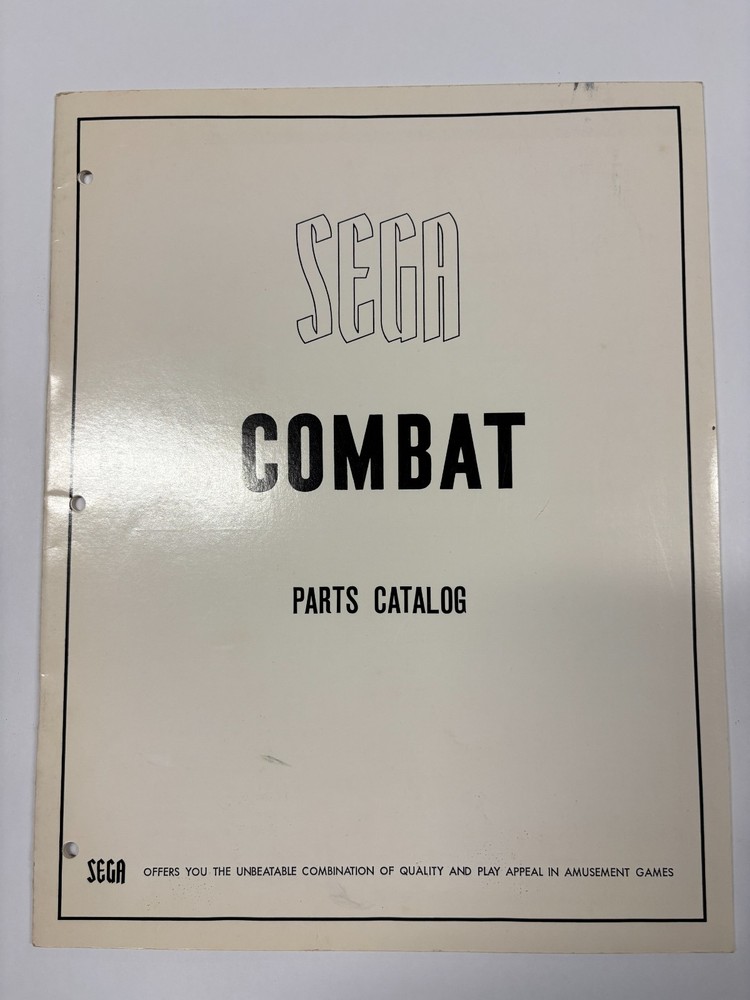 ORIGINAL-SEGA-COMBAT-PARTS CATALOG