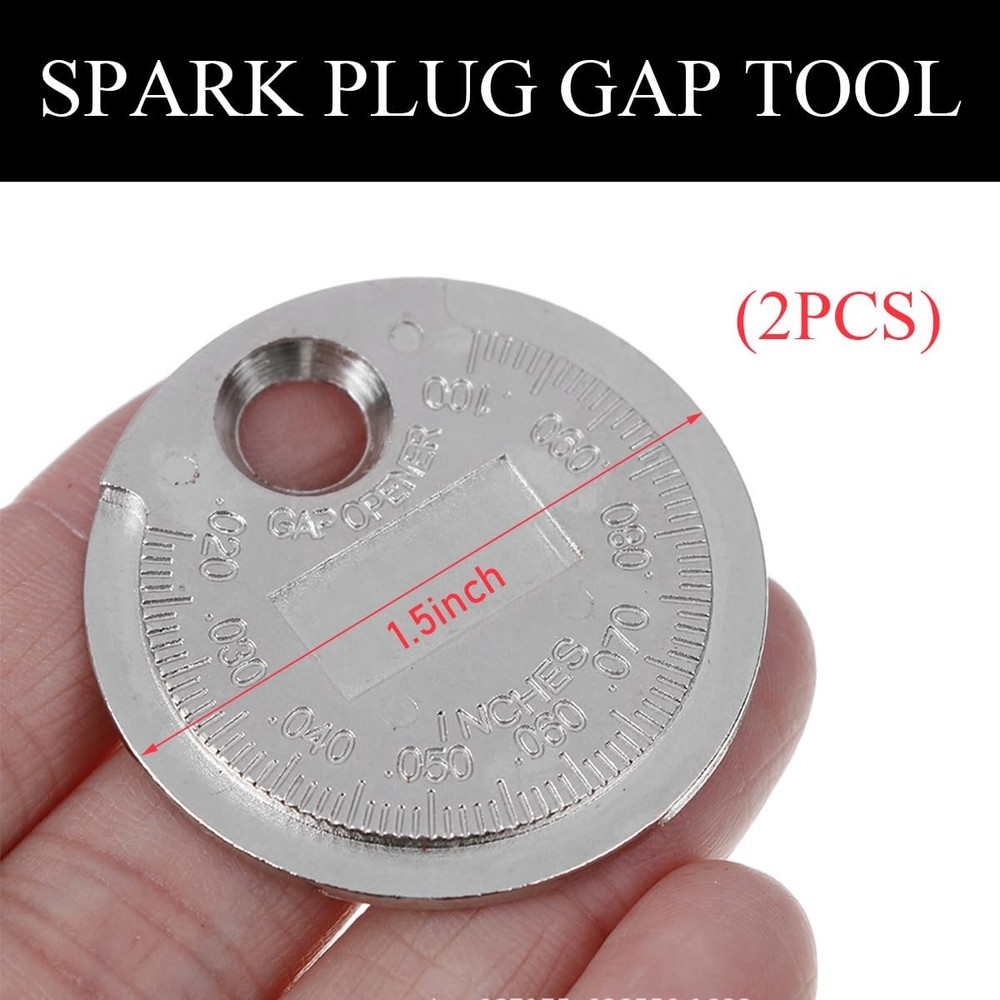 Yourkar 2 PCS Spark Plug Measuring Tool, Wire Gap 2