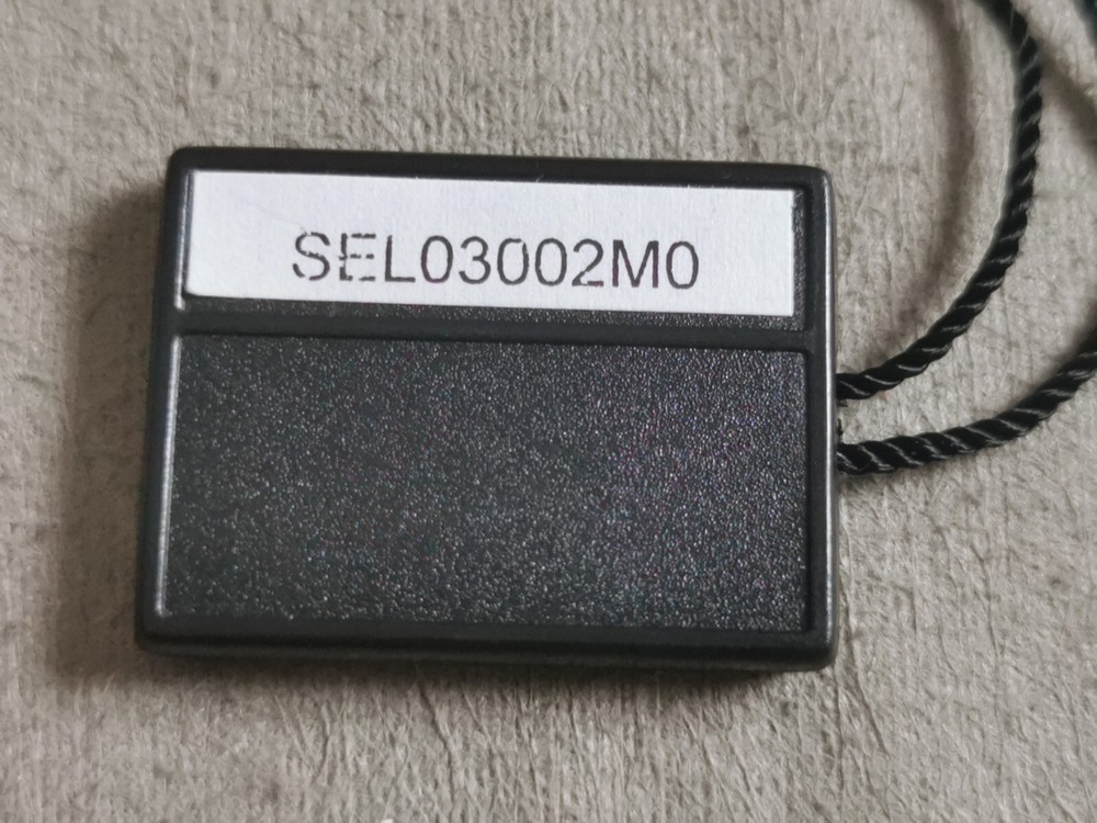 Vintage Black Plastic Tag Good Condition Orient