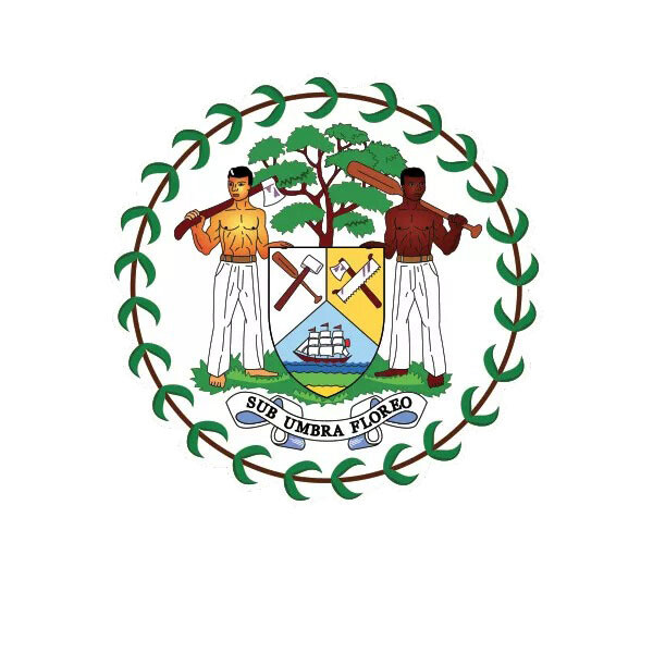 Belizean Coat of Arms Sticker Decal