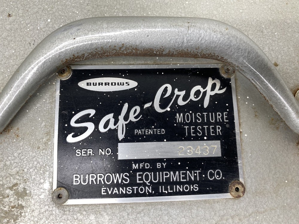 Vintage Burrows Safe Crop Moisture Tester *Untested*