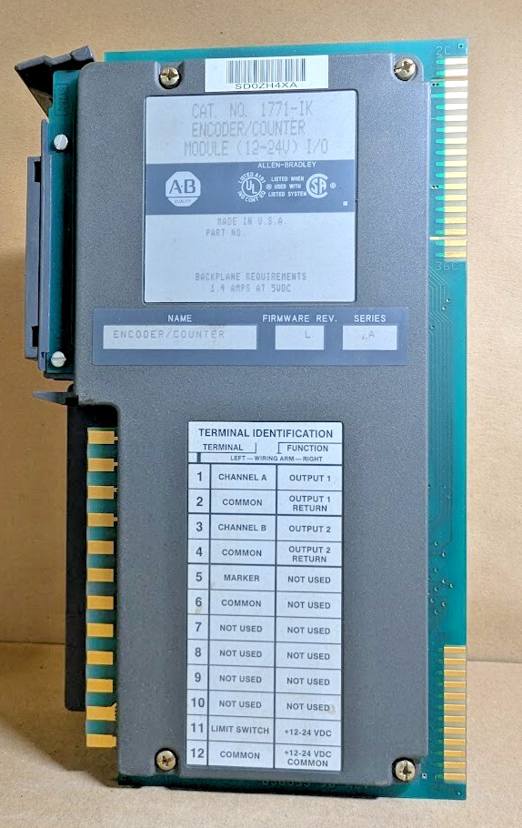 Allen-Bradley 1771-IK PLC-5 Encoder/Counter Module, 12-24V DC