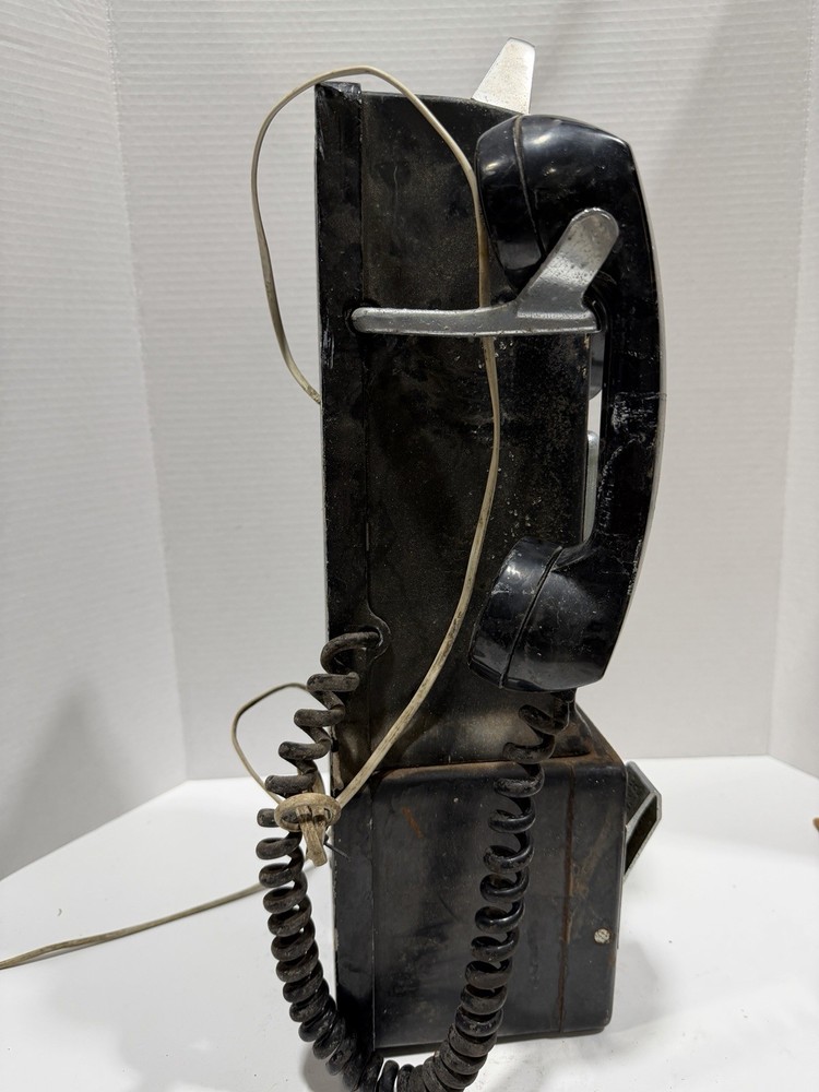 Automatic Electric 3-Coin ROTARY DIAL Pay Phone UNTESTED AS IS