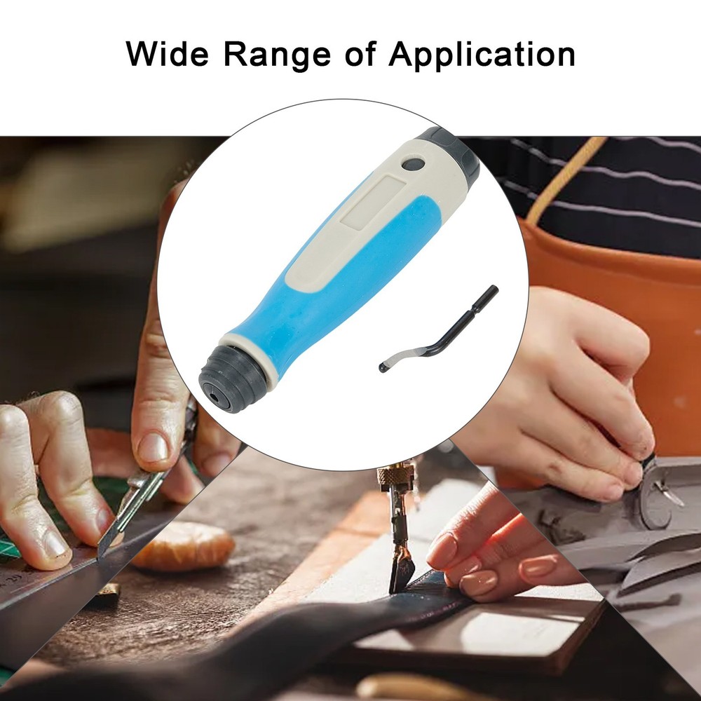 1* Deburring Burr Scraper Blade Rubber Burr Handle Trimmer Hand Deburring Tools