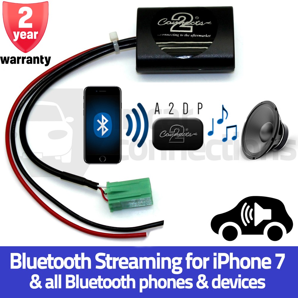 CTARN1A2DP Renault Trafic Bluetooth Music Streaming Interface Adapter iPhone