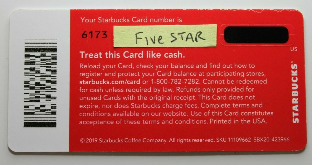 Starbucks Card 6173 - Merry Everything 2019