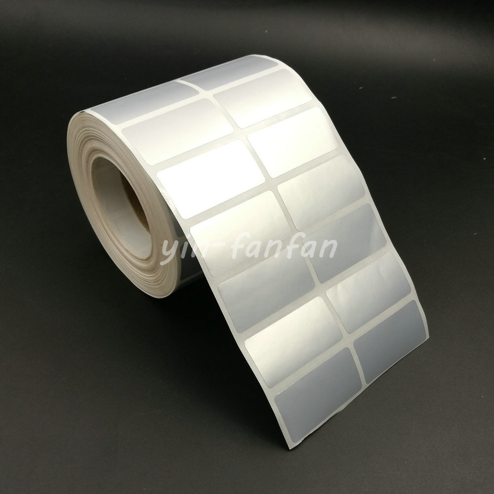 TAMPER EVIDENT 500 CUSTOM PRINTED SILVER BRIGHT VOID SECURITY LABELS 500PCS