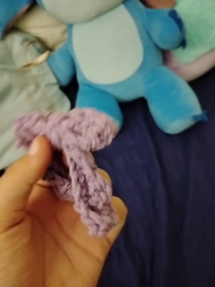 Purple Bow Chrohet