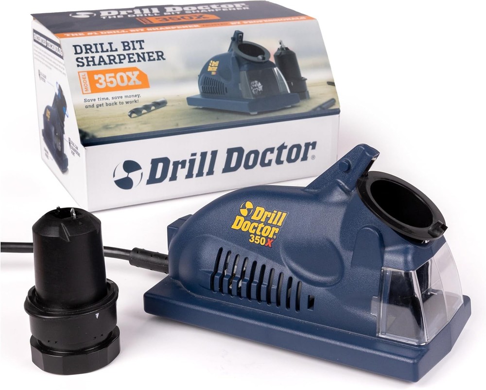 Drill Bit Sharpener - 3/32" to 1/2" - Electric Sharpener - High Speed & Porta...