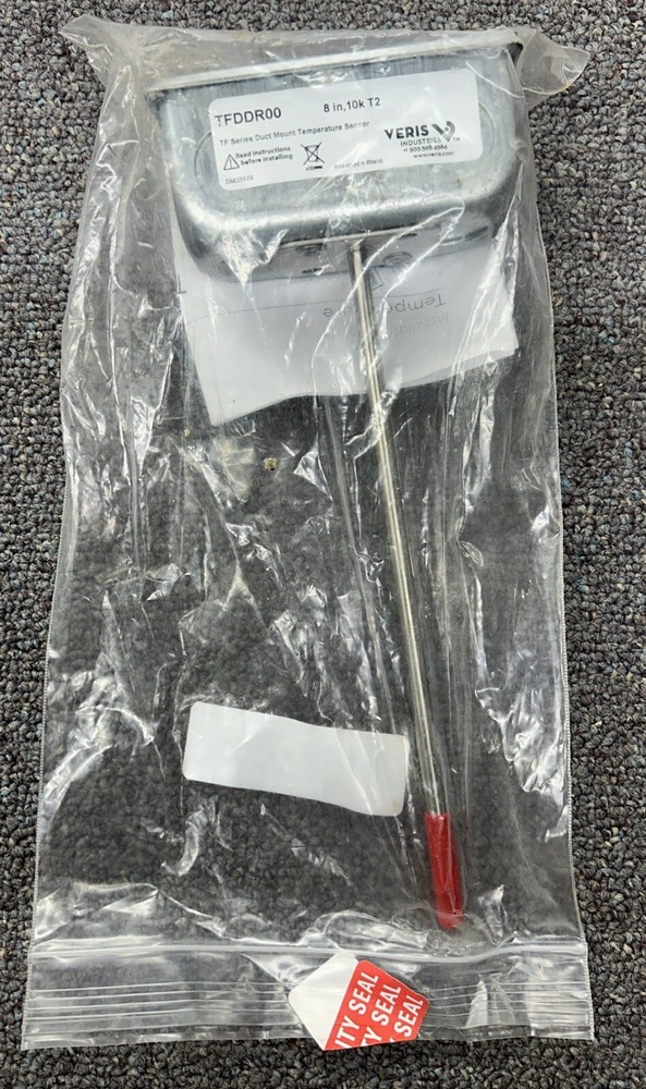 VERIS TFDDR00 Duct Mount Temperature Sensor 8"