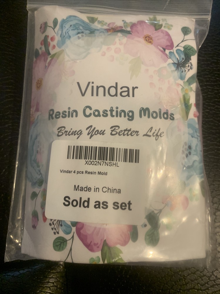 4 PC. Pink Resin Casting Molds NEW