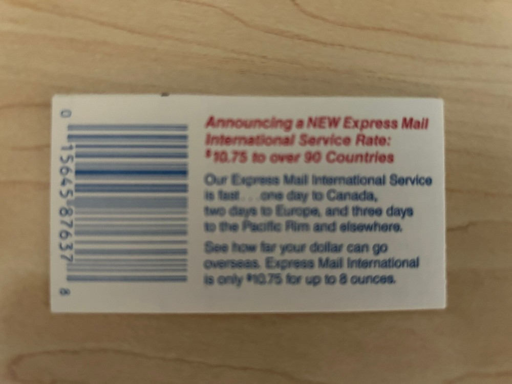 #BK149 Express Mail Booklet American Eagle #22222 Mint MNH