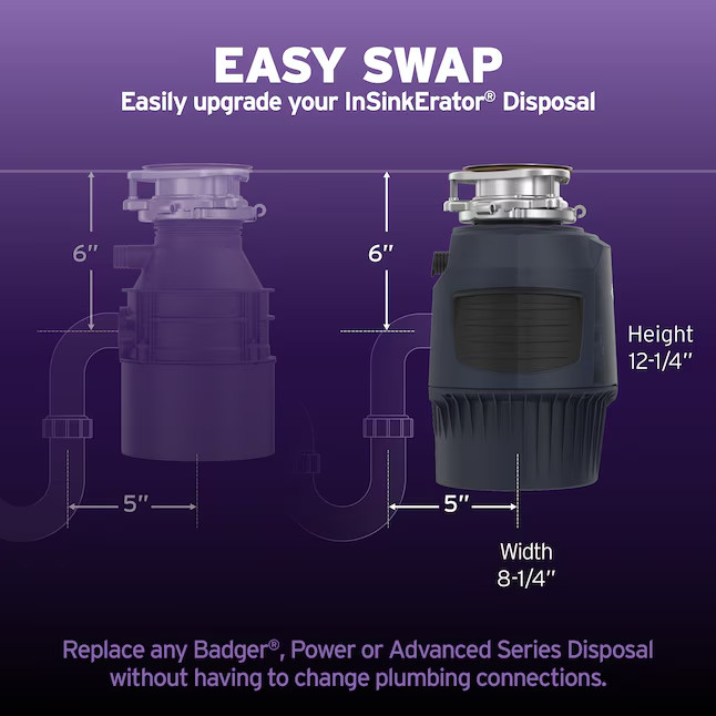 InSinkErator Evolution 45SS LEDefense 3/4 HP Quiet Garbage Disposal FREE SHIP🔥