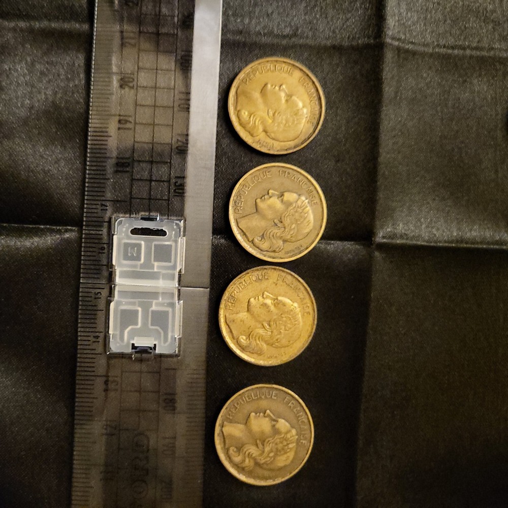 4 X Corresponding 20 Francs 50 51 52 53