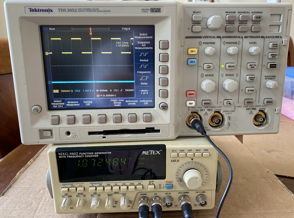 Metex MXG-9802 2Mhz Function Generator & 1.6Ghz Frequency Counter