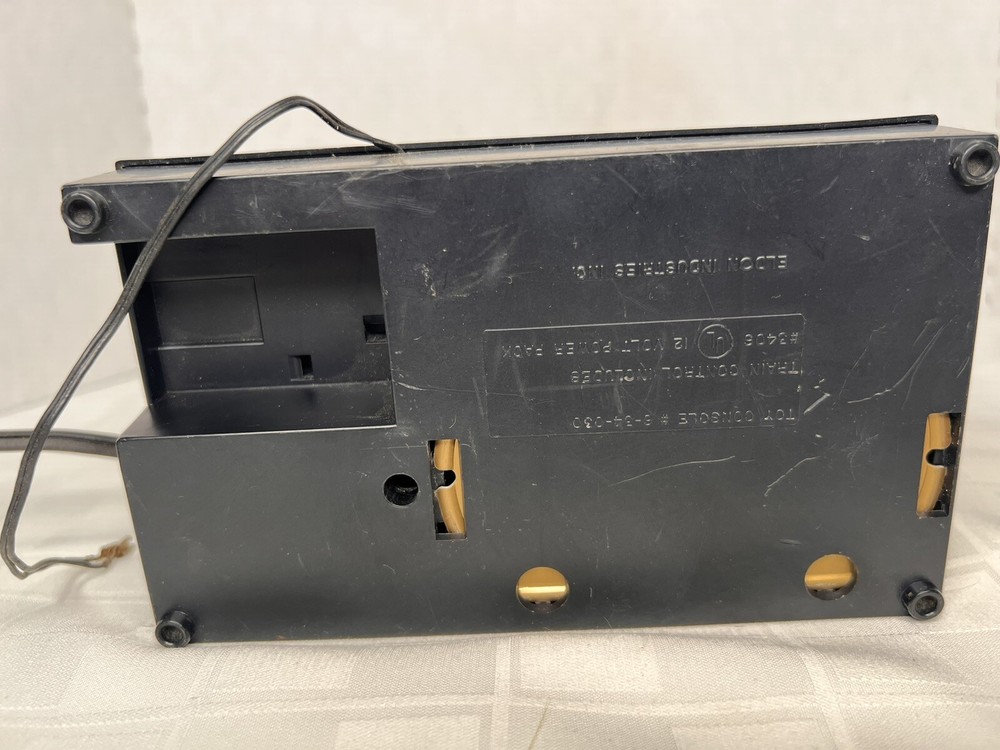 Push Whistle HO Transformer ELDON Model TRAIN CONTROL 12V power pack Untested