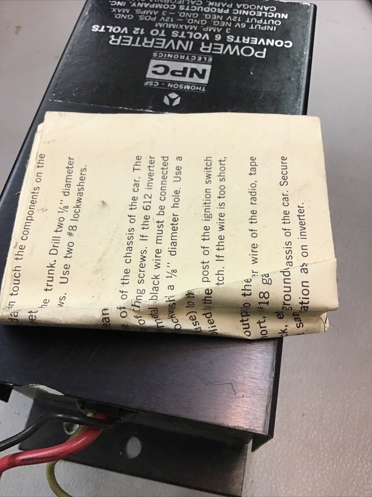 NPC Electronics Model 612 POWER INVERTER (b160)