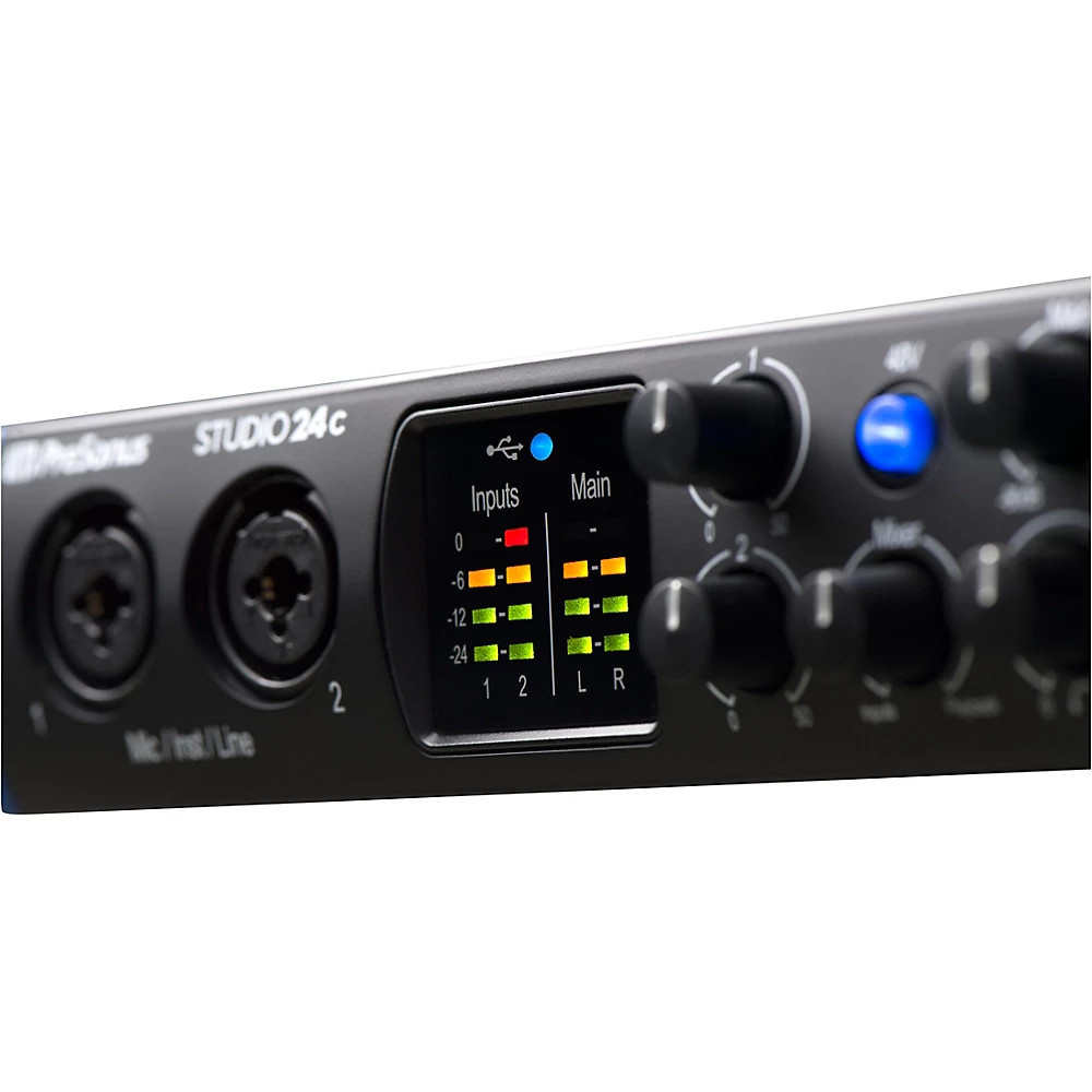 PreSonus STUDIO 24C USB-C 2x2 audio/MIDI interface