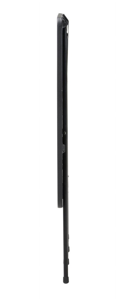 Mainstays 26 Inch Adjustable Height Personal Folding Table Black