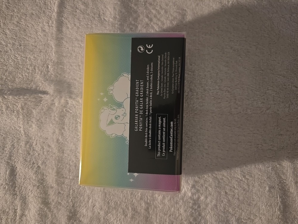 Pokémon TCG Galarian Ponyta Gradient Double Deck Box